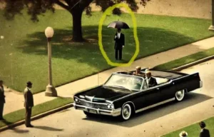Umbrella man JFK