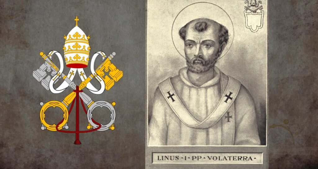 Św. Linus – pierwszy papież po św. Piotrze.
