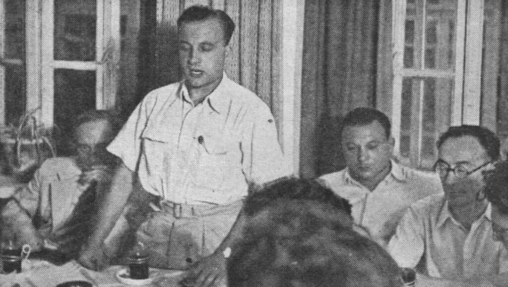 Dawid Frankfurter w Tel Awiwie, 1945 rok