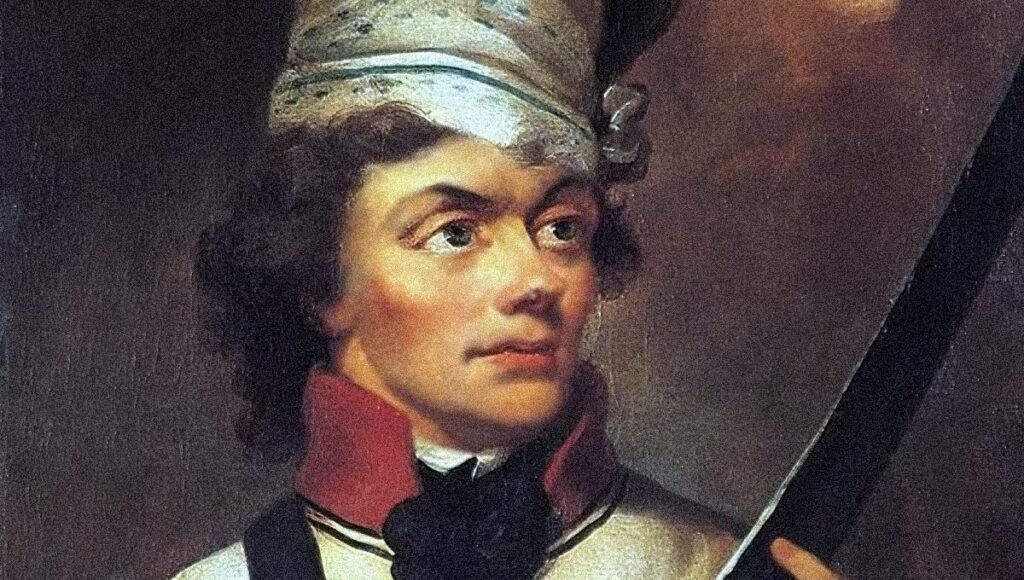 Fragment portretu Tadeusza Kościuszki