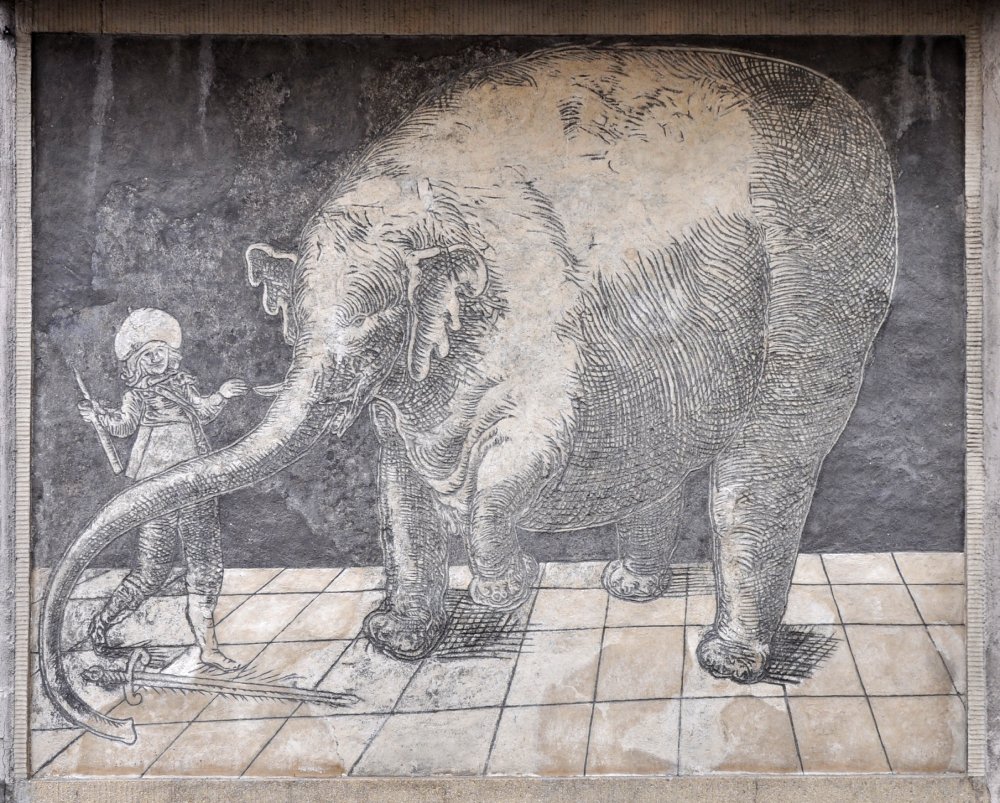 Hansken na sgraffito w Trzebiatowie, 1639