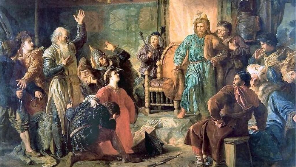 Kiejstut i Witold więźniami Jagiełły